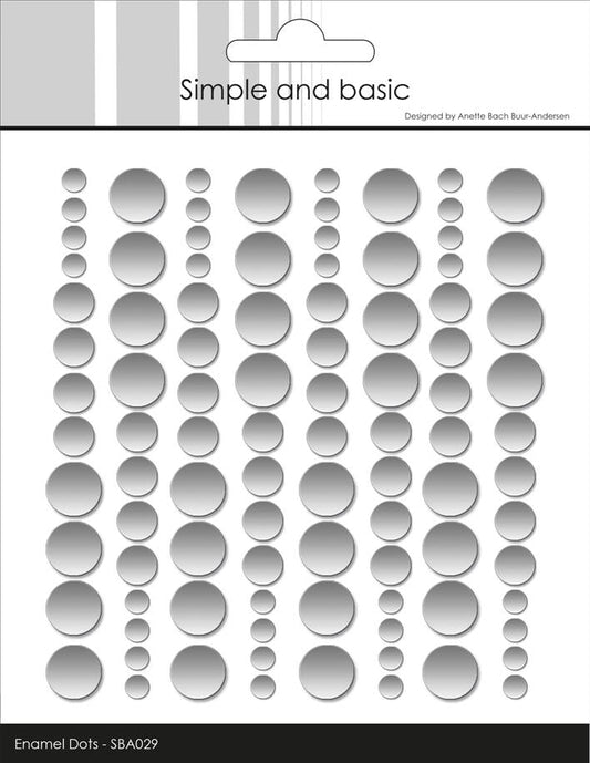 Simple and Basic Enamel Dots – “Metallic Silver Matte”