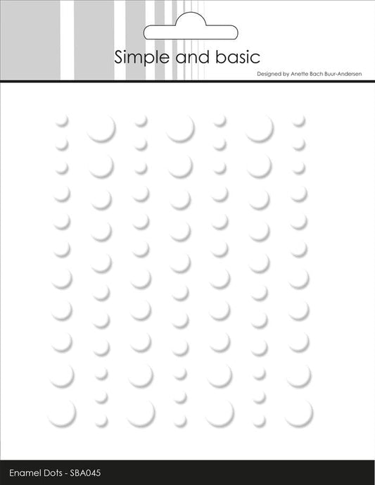 Simple and Basic Matte Enamel Dots – “Soft White”