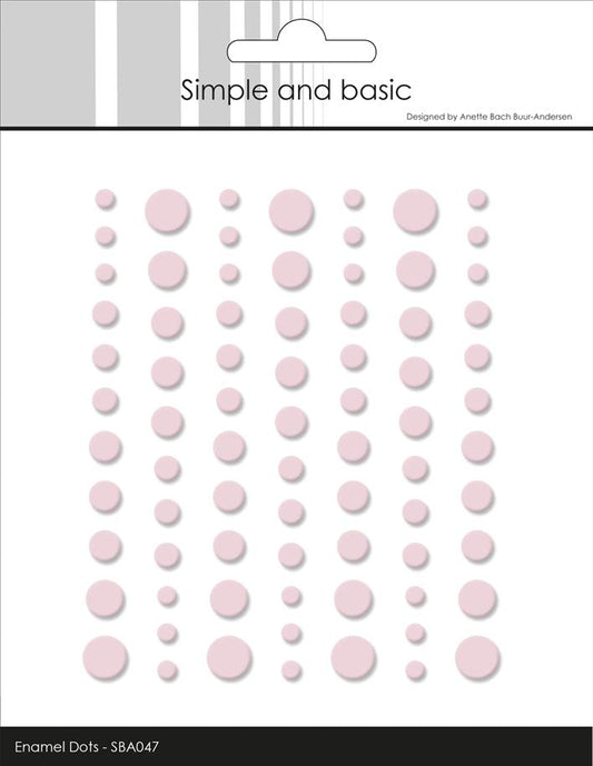 Simple and Basic Matte Enamel Dots – “Light Pink”