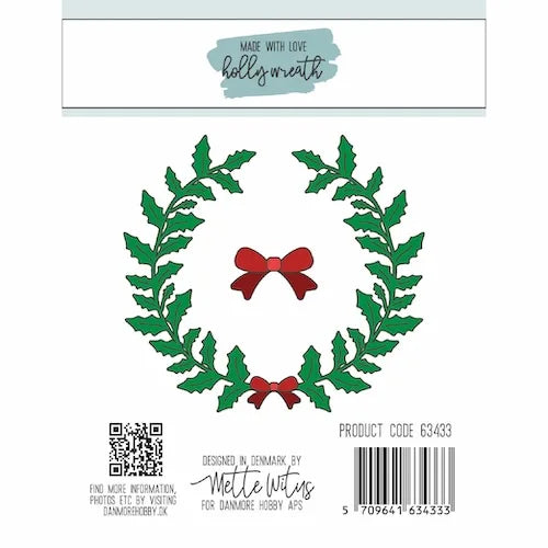 Made With Love die – “Holly Wreath”