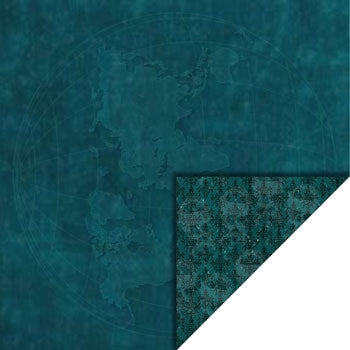 Felicita Design karton – 30×30 cm - Petrol Vintage