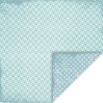 Felicita Design karton – 30×30 cm - Turkise Hjerter