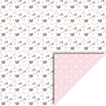 Felicita Design karton – 30×30 cm - Katte & Poter – rosa