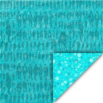 Felicita Design karton – 30×30 cm - Turkise Silhuetter