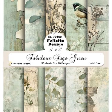 Felicita Design 15×15 cm - Fabulous Sage Green