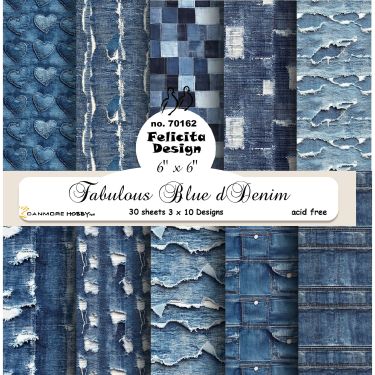 Felicita Design 15×15 cm - Fabulous Blue Denim