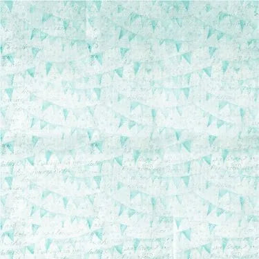 Felicita Design karton – 30×30 cm - Blå bamse