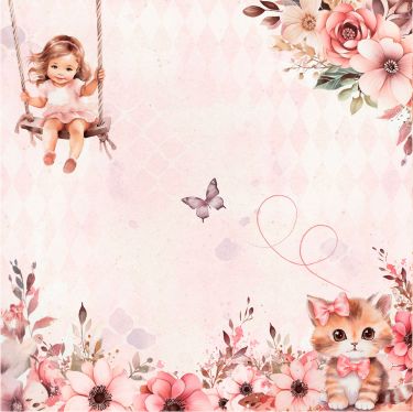 Felicita Design karton – 30×30 cm - Pigen på Gyngen