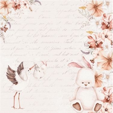 Felicita Design karton – 30×30 cm - Velkommen Lille