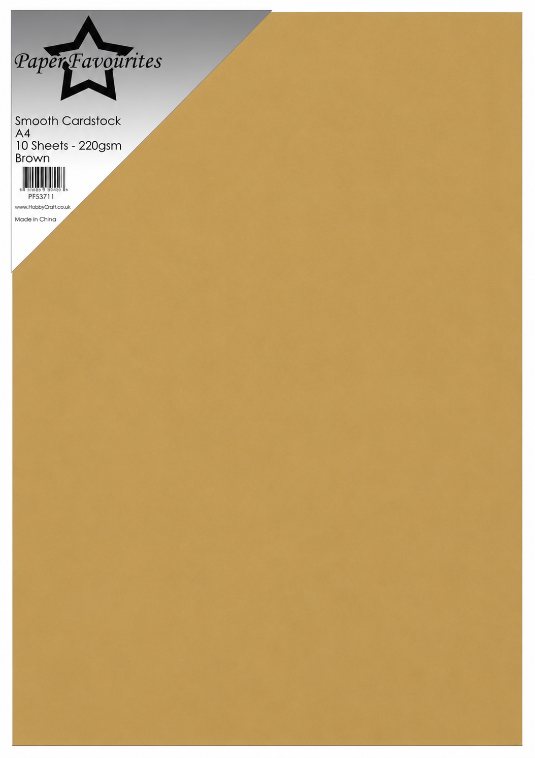 Paper Favourites Smooth Cardstock "Brown"