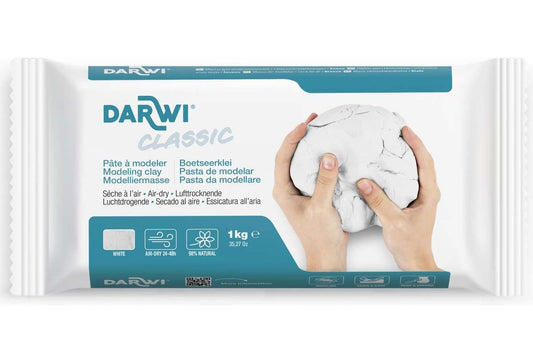 Cernit Darwi modellermasse 1000g hvid