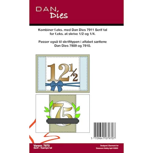 Dan Dies die – “Serif: Kæmpe Tal”