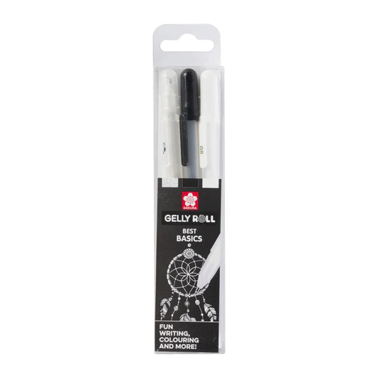 Sakura Gelly Roll mixed set Clear Black White