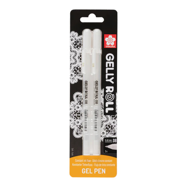 Sakura Gelly Roll set Bright White | 2 pens, size 08
