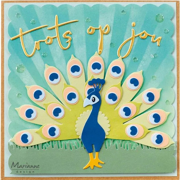 Marianne Design die – “Eline’s Peacock”