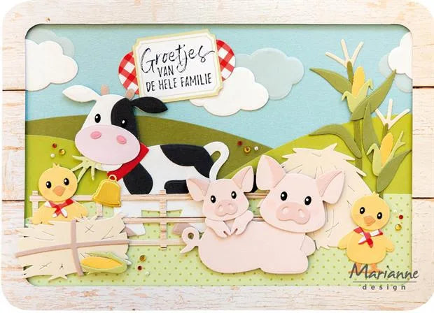 Marianne Design die –  “Eline’s Pig Family”