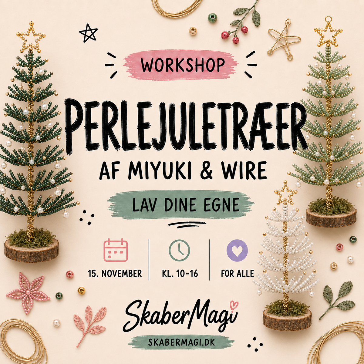 Workshop - Perlejuletræer · 15. november