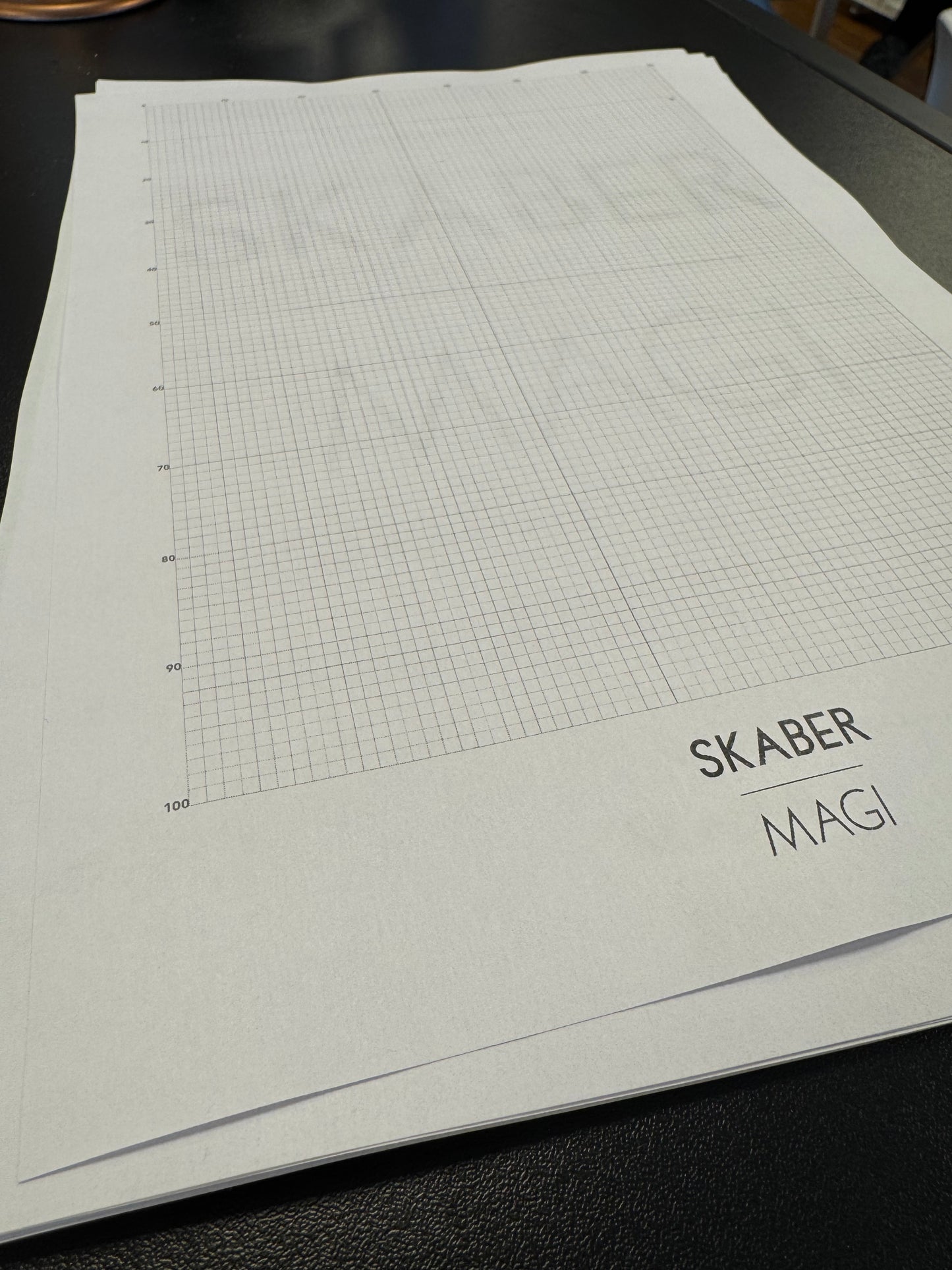 Tom skabelon - korssting mønster