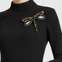 Guldsmed – håndbroderet unika broche