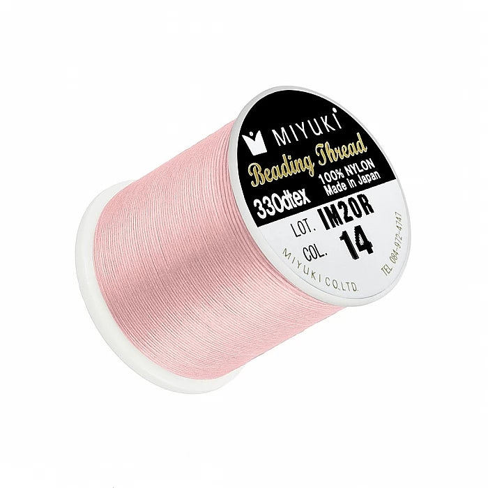 Miyuki nylon sewing thread 0.25mm, gold 50m
