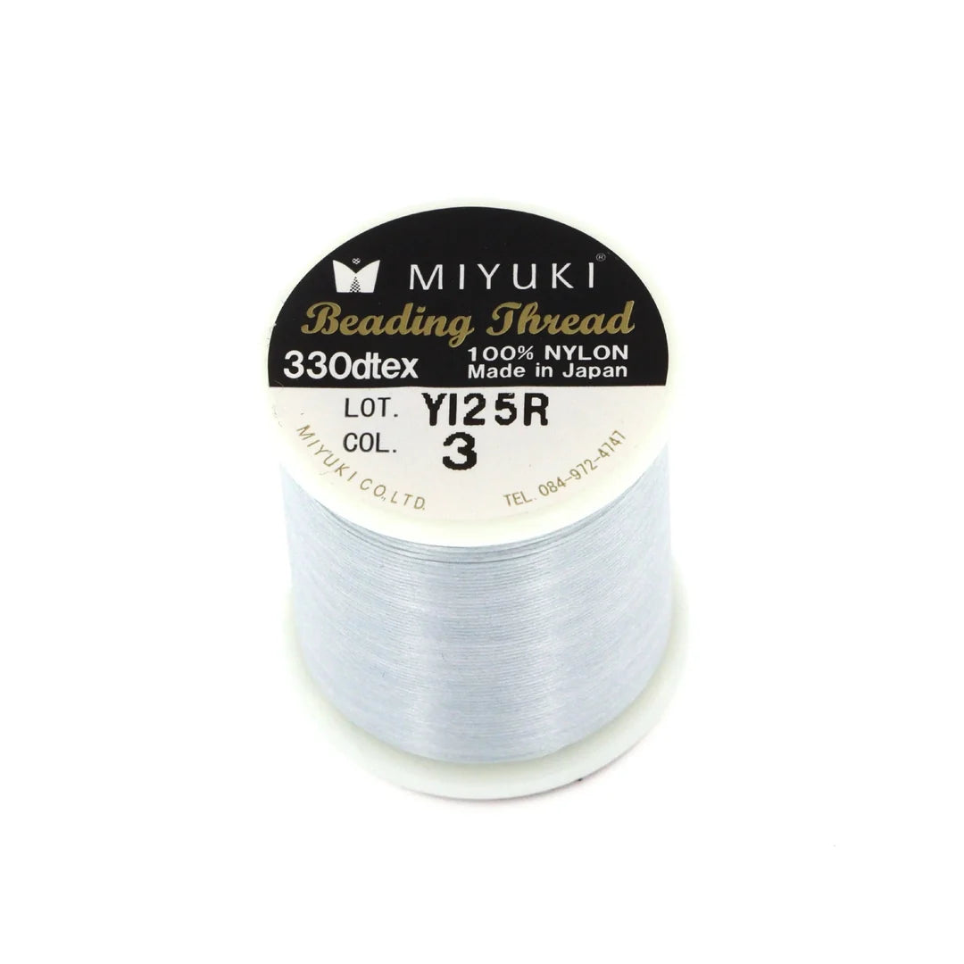 Miyuki Nylon Beading Thread B – 0,25 mm - Silver