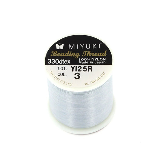 Miyuki Nylon Beading Thread B – 0,25 mm - Silver
