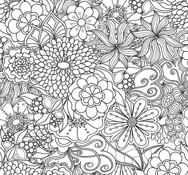 Creative Therapy - Leaves & Flowers - Malebog