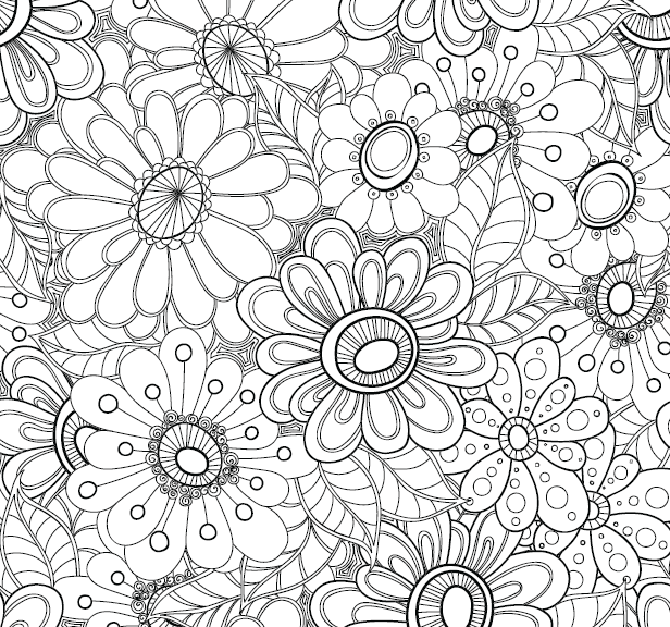 Creative Therapy - Leaves & Flowers - Malebog