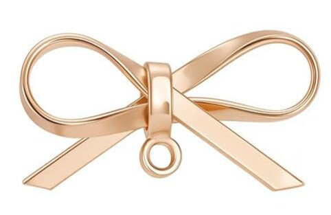 Sløjfe ørestikkere - forgyldt