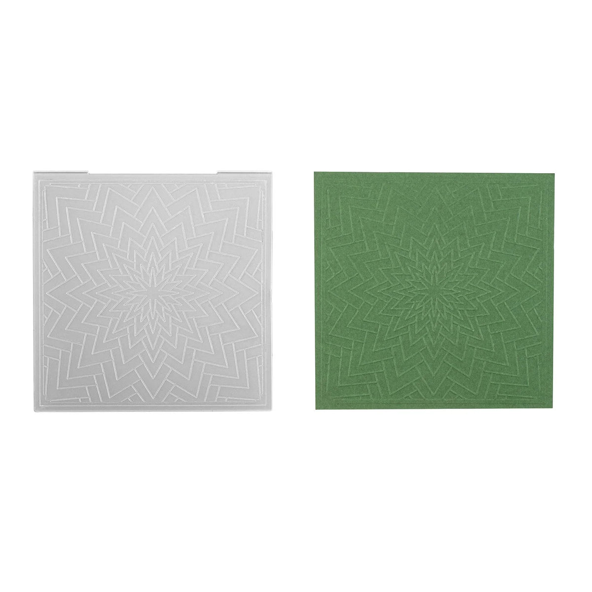 3D Embossing Folder - Stjernemønster