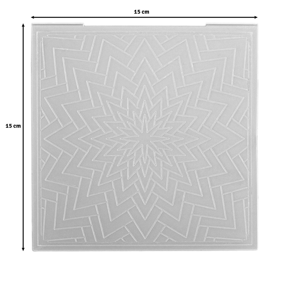 3D Embossing Folder - Stjernemønster