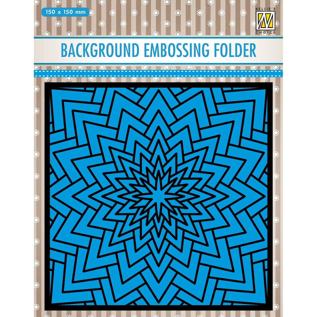 3D Embossing Folder - Stjernemønster