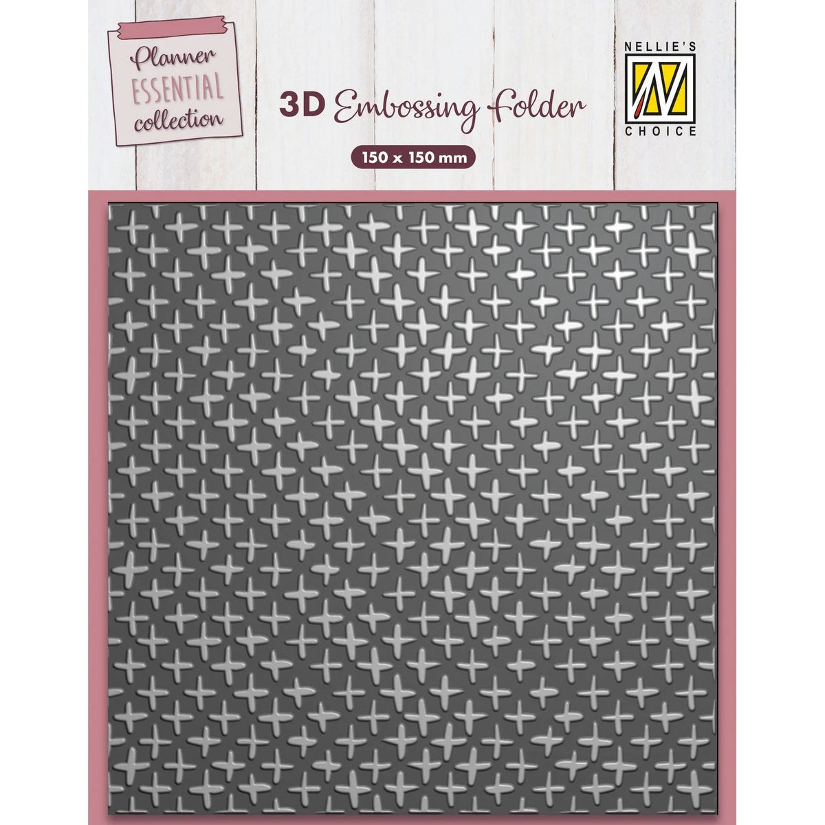 3D Embossing Folder - Plusmønster