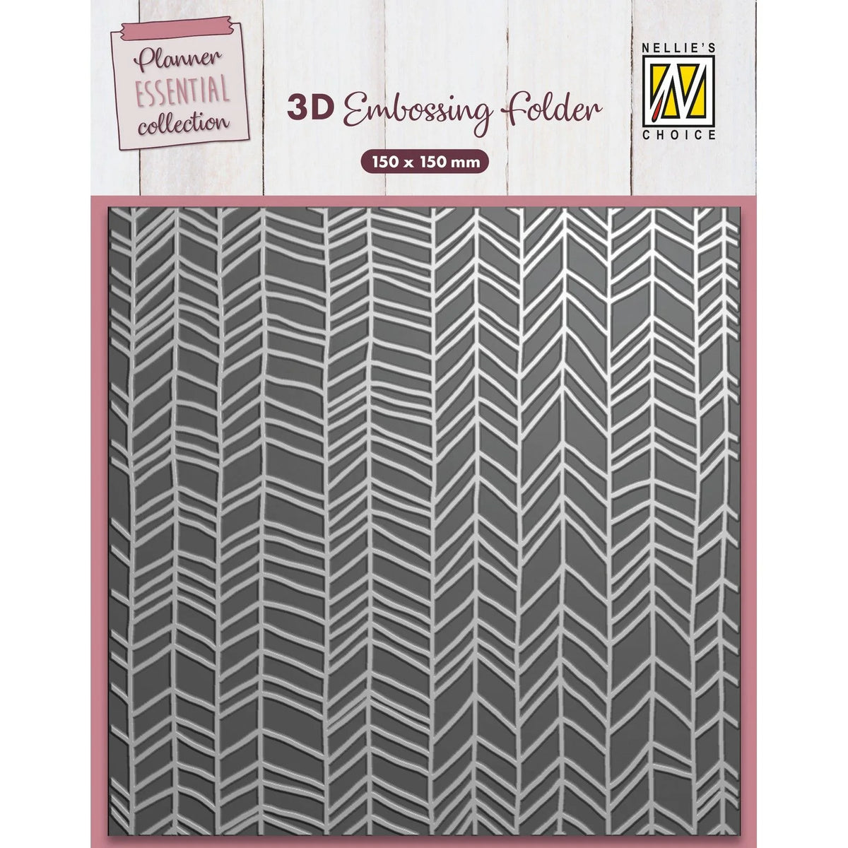3D Embossing Folder - Chevron