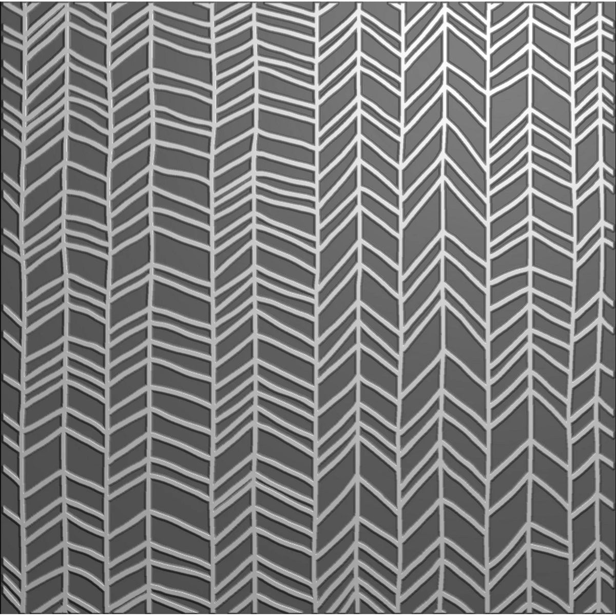 3D Embossing Folder - Chevron