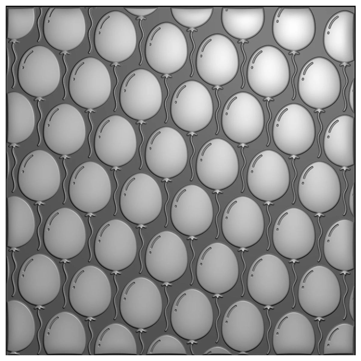 3D Embossing Folder - Balloner