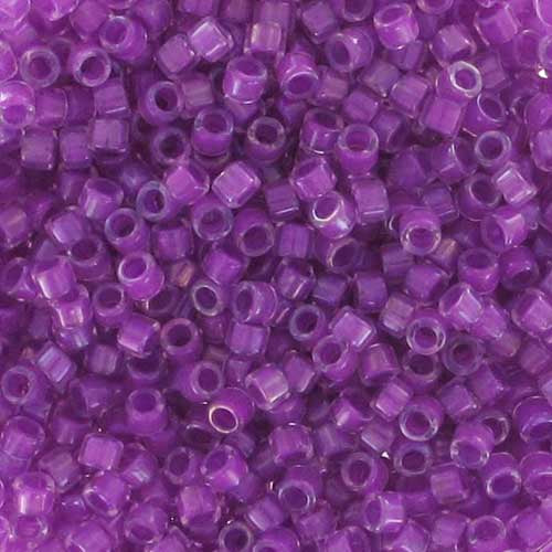 Miyuki Delica 11/0 DB0073 - Magenta Lined Crystal AB