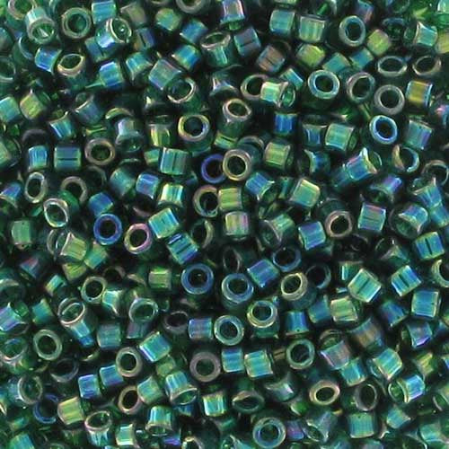 Miyuki Delica 11/0 DB0391 - Transparent Emerald AB