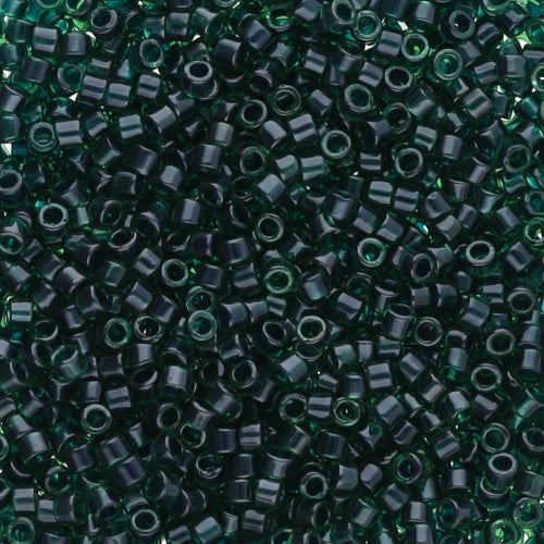 Miyuki Delica 11/0 DB0275 - Lined Emerald Lustre