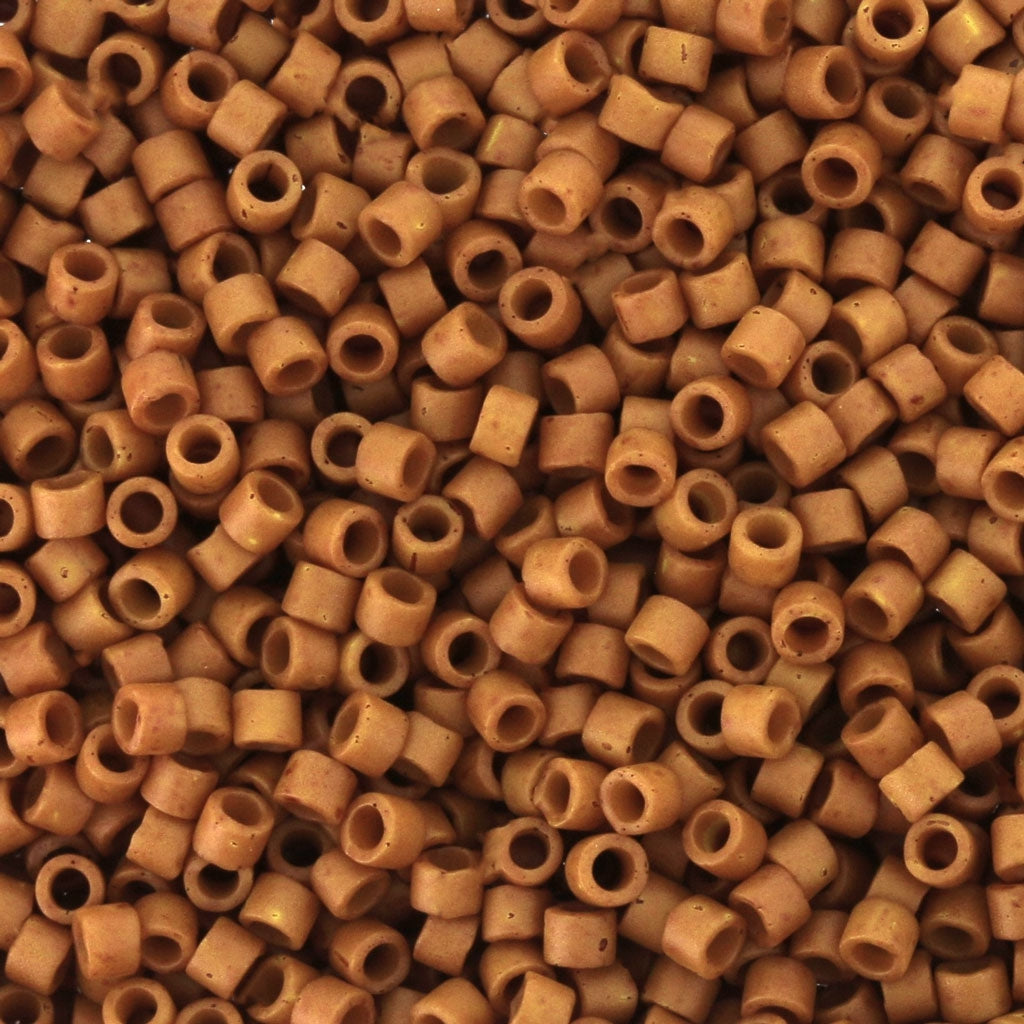 Miyuki Delica 11/0 DB0653 - Dyed Opaque Pumpkin