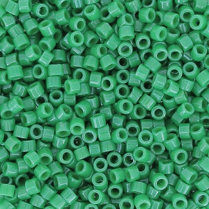 Miyuki Delica 11/0 DB0655 - Dyed Opaque Kelly Green