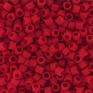 Miyuki Delica 11/0 DB0753 - Mat Opaque Red