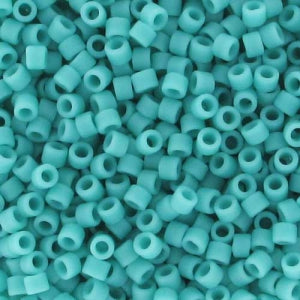 Miyuki Delica 11/0 DB0759 - Matte Opaque Turquoise Green