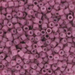 Miyuki Delica 11/0 DB0800 - Dyed Semi Matte Opaque Antique Rose