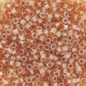 Miyuki Delica 11/0 DB0901 - Sparkling Honey Beige Lined Crystal