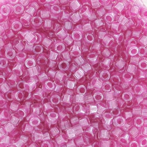 Miyuki Delica 11/0 DB0902 - Crystal Lined Sparkling Peony Pink