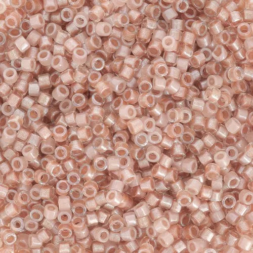 Miyuki Delica 11/0 DB0988 - Sparkling Lined Vintage Rose Mix