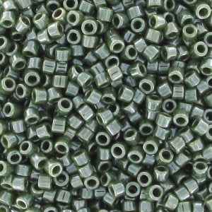 Miyuki Delica 11/0 DB1566 - Opaque Avocado Luster
