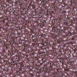 Miyuki Delica 11/0 DB1745 - Sparkling Antique Rose Lined Crystal AB
