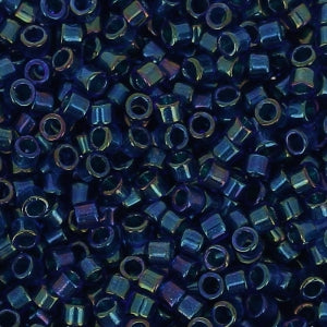 Miyuki Delica 11/0 DB1763 - Emerald Lined Cobalt AB